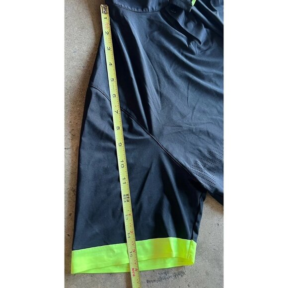 Nike Tiger Woods Polo Men’s Sz Large Black Green Dri Fit Stretch Short Sleeve - Picture 7 of 16